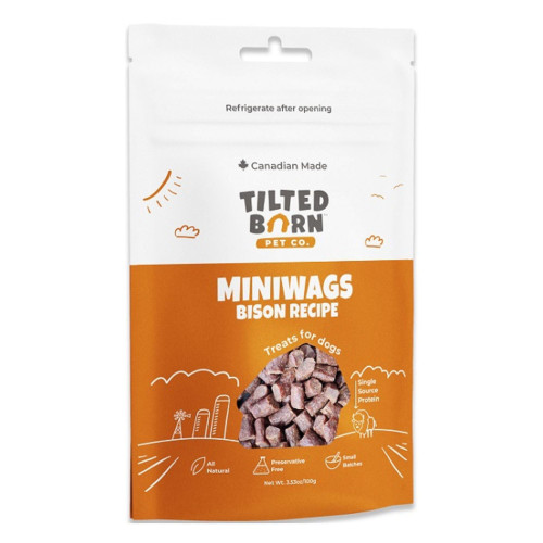 Tilted Barn Miniwags Dog 3.53oz. Bison (Case of 10)