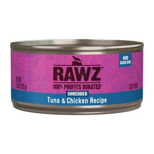 Rawz Cat Shredded Tuna Chicken 5.5oz. (Case of 24)