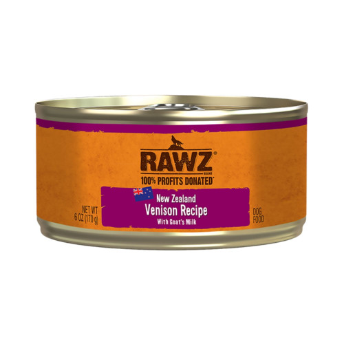 Rawz 94% Dog Venison Goat Milk Pate 6oz. (Case of 24)