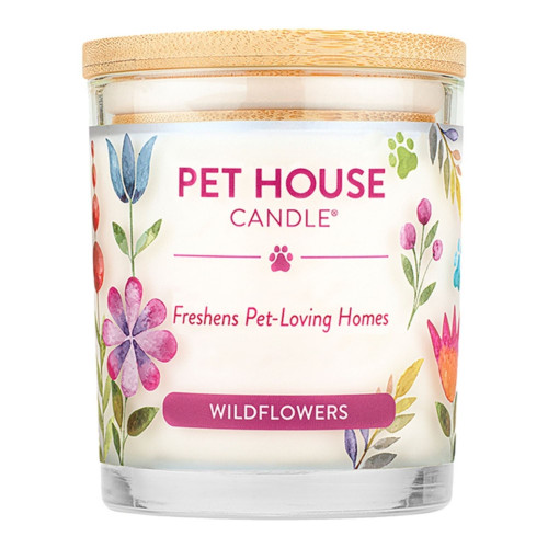 Pet House Wildflowers Large Candle (Case of 3)