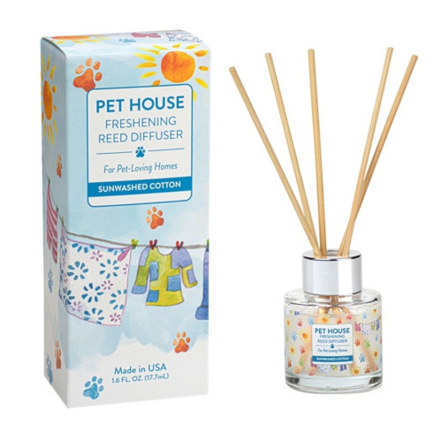 Pet House Sunwashed Cotton Reed Diffuser - 4 Count