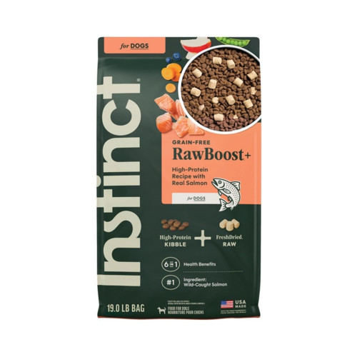 Instinct Raw Boost Salmon High Protein Grain-free 19Lb