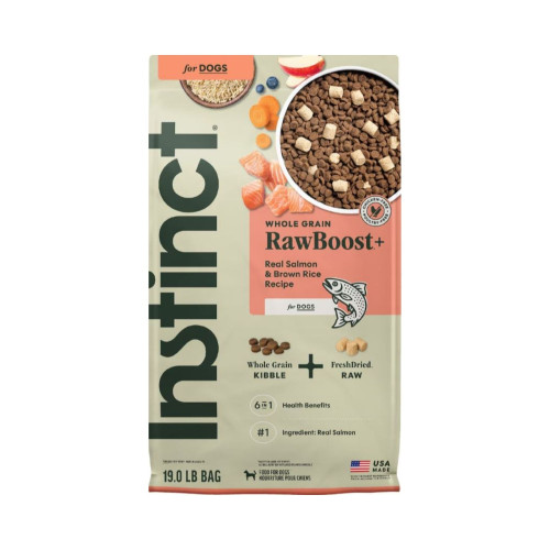 Instinct Raw Boost Whole-grain Salmon & Brown Rice 19Lb
