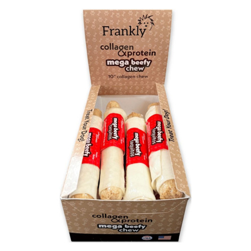 Frankly Dog 10" Bacon Mega Beefy Taquito 8Ct Display Box