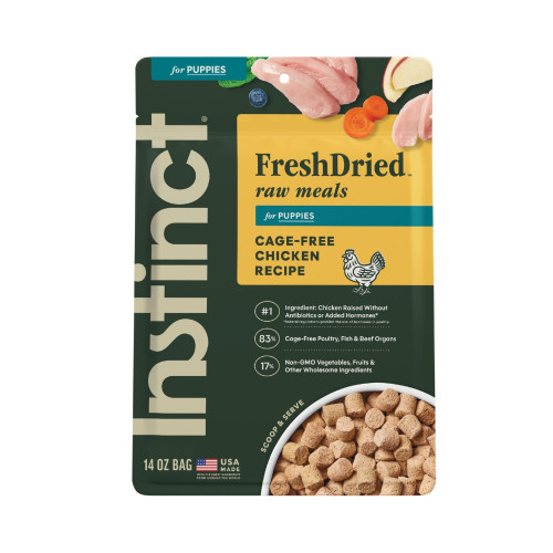 Natures Variety Instinct Dog Raw Meals Freeeze-dried Puppy Chicken 14oz.