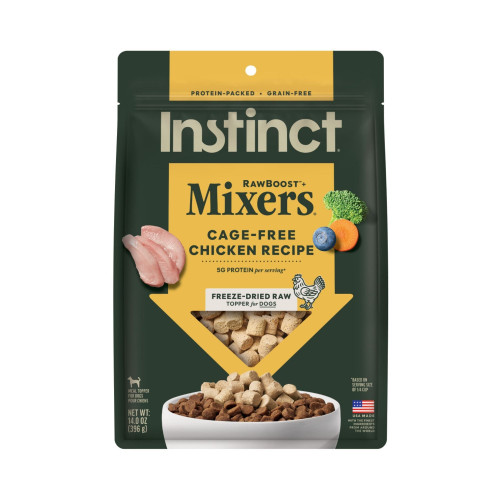 Instinct Raw Boost Mixers Dog Freeze-dried Chicken Grain-free 14oz.