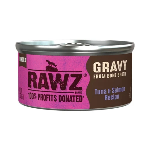 Rawz Cat Gravy Tuna Salmon 3oz. (Case of 18)