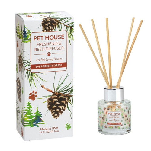 Pet House Evergreen Forest Reed Diffuser - 4 Count