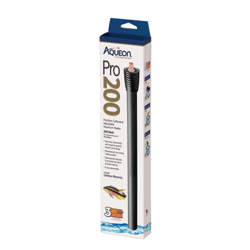 Aqueon Adjustable PRO Aquarium Heater 1ea/Up To 55 gal, 150 W