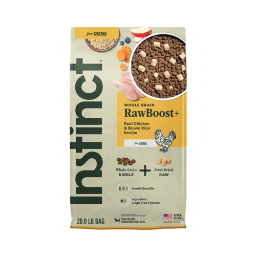 Instinct Raw Boost Whole-grain Chicken & Brown Rice 20Lb