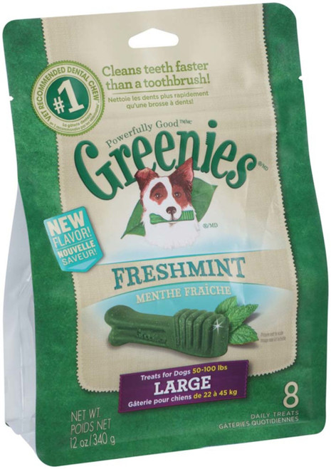 Greenies Dog Dental Treats Fresh 1ea/12 oz, 8 ct, Large