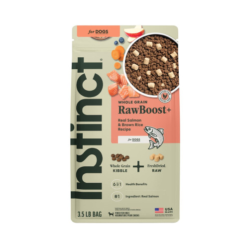Instinct Raw Boost Whole-grain Salmon & Brown Rice 3.5Lb