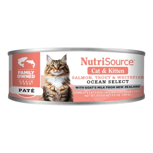 Nutrisource Cat Select Grain Free Ocean 5.5oz. (Case of 12)