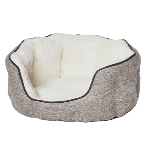 MidWest Homes for Pets QuietTime Deluxe Tulip Dog Bed Taupe 1ea/XS
