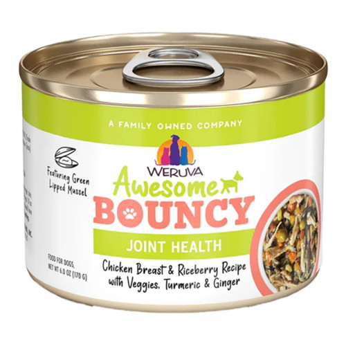 Weruva Dog Bouncy Chicken & Veggie 6oz. (Case of 8)