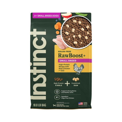 Instinct Raw Boost Small Breed Chicken High Protein Grain-free 10Lb