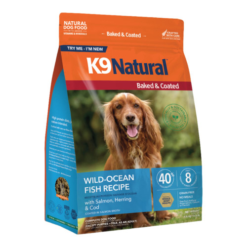 K9 Natural Dog Baked & Coated Wild Ocean Fish Recipe 3.5Lbs