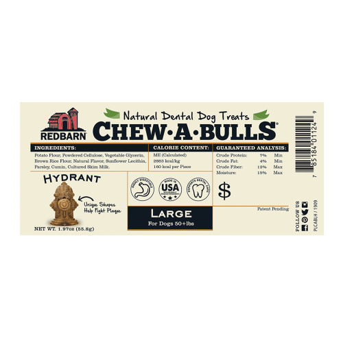 RedBarn Chew-A-Bulls Hydrant Lg 6pk