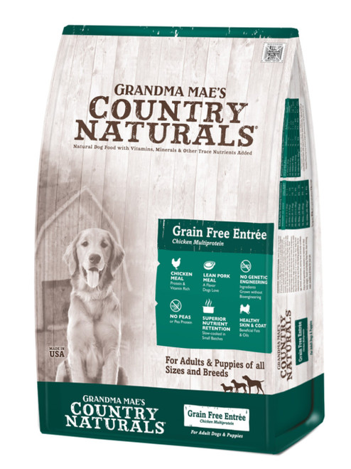 Grandma Maes Country Naturals Premium All Natural Dog Food Grain Free 4 Lb