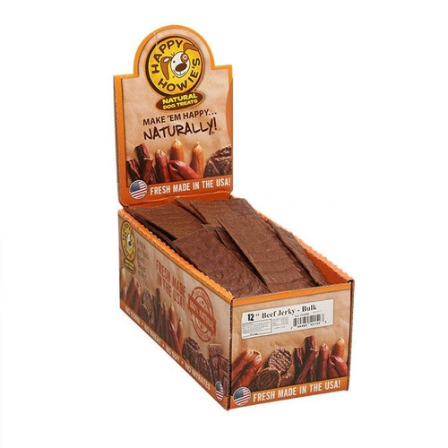 12 Beef Jerky Strips 90 count" Saddle Brown 1 each