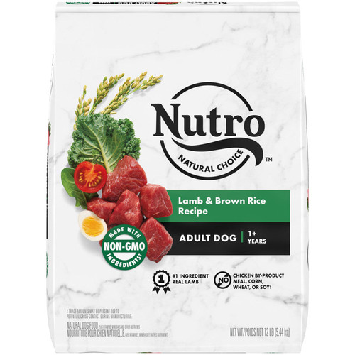 Nutro Products Natural Choice Lamb and Brown Rice Recipe Dry Dog Food 12 Lb