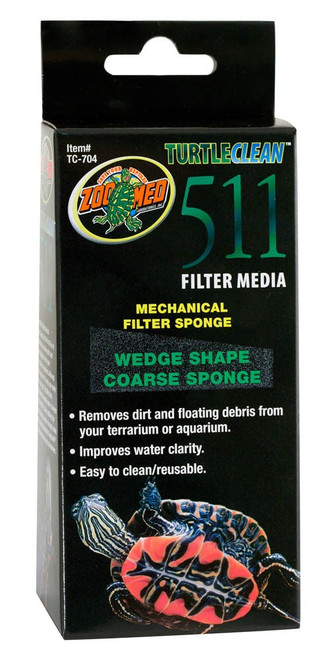 Zoo Med Wedge Shape Coarse Sponge Filter Media for 30 - 511 Turtle Filter