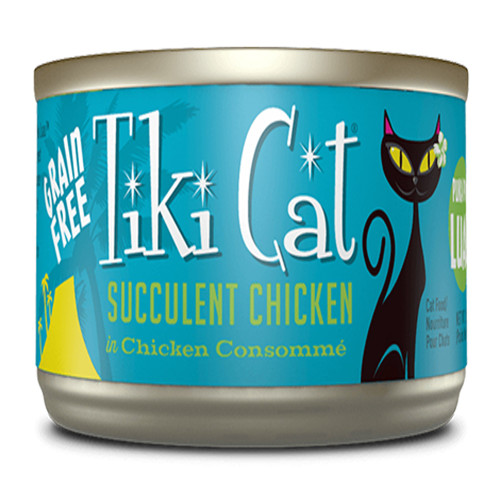 Tiki Pets Cat Luau Puka Chicken 2.8 Oz.(Case Of 12)
