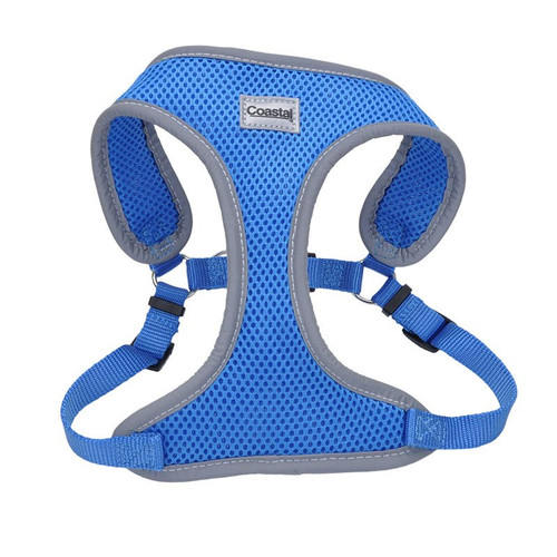 Coastal Pet Comfort Soft Reflective Wrap Adjustable Dog Harness - Blue Lagoon X-Small - 16-19" Girth - (5/8" Straps)