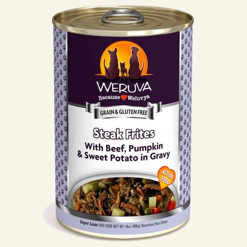 Weruva Dog Steak Frites 14 Oz. Case Of 12