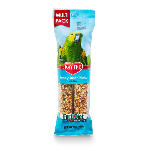 Kaytee Parrot Treat Stick Honey Flavor 7 ounces