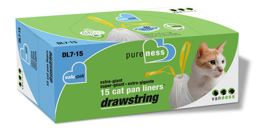 Van Ness Drawstring Cat Pan Liners X-Giant (15 Pack)