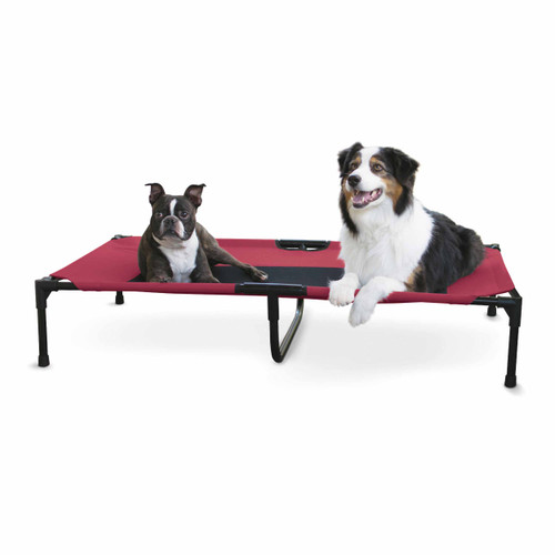 K&H Pet Products Original Pet Cot Elevated Pet Bed Extra Large Red 32" x 50" x 9"