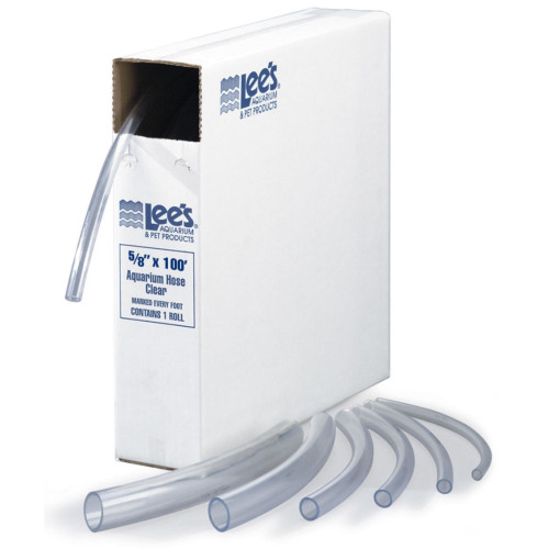 Lees Aquarium Tubing - Clear 100\' Long Tube (5/8" Diameter Tubing)