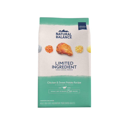 Natural Balance Pet Foods Lid Chicken and Sweet Potato Adult 24 Lb