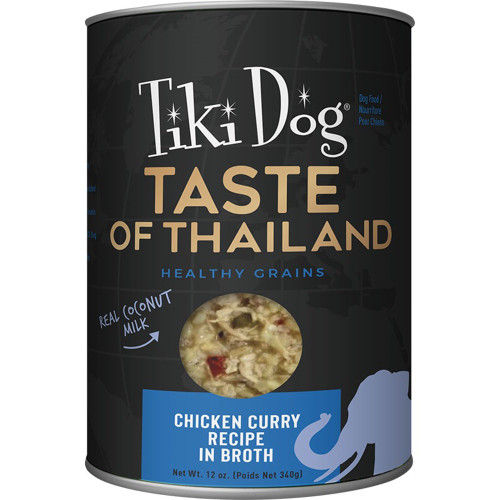 Tiki Pet Dog Taste Of The World Thailand Chicken 12oz. (8 Case)