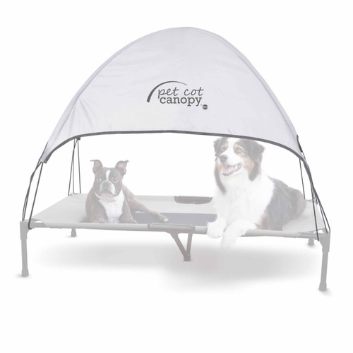 K&H Pet Products Pet Cot Canopy Extra Large Gray 32" x 50" – KH100546180