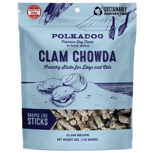 Polka Dog Bakery Dog Clam Chowda 5Oz