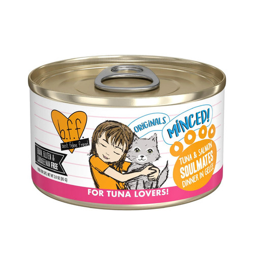 BFF Cat Soulmate Tuna Salmon 3 Oz. (Case Of 24)