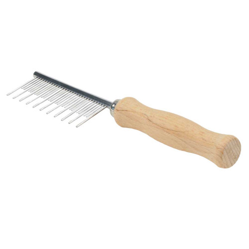 Coastal Pet Products Safari Dog Shedding Comb Wood 7" x 1.2" x 0.75"
