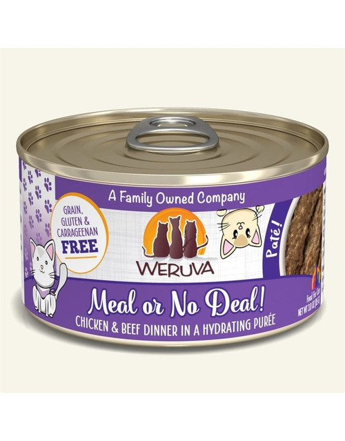 Weruva Cat Pate Meal Or No Deal 3Oz.3 (Case Of 8)
