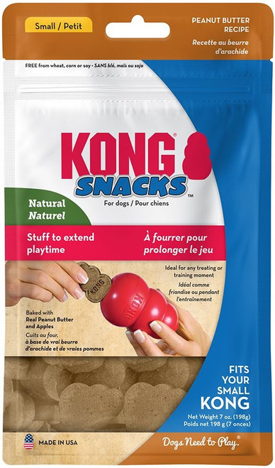 KONG Snacks Peanut Butter Dog Treats Small 8oz