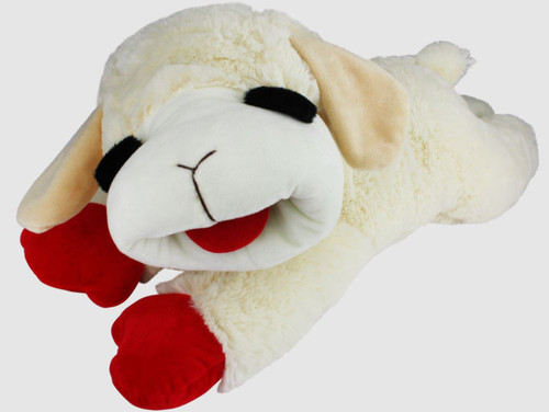 Multipet Lamb Chop Dog Toy Multi-Color 24 In