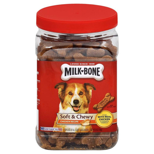 Milk-Bone Chicken Recipe Chewy Dog Treats 25 Oz