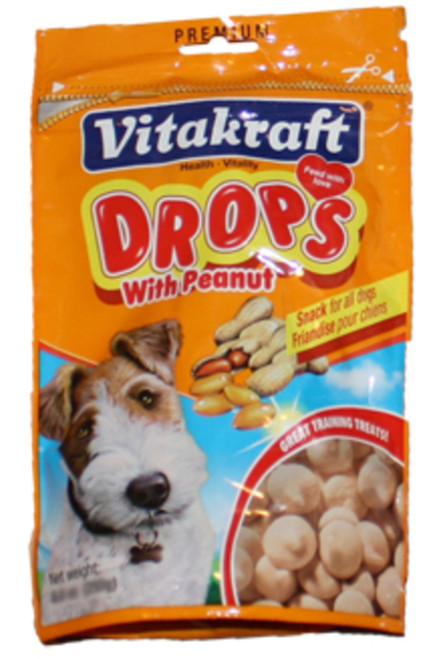 Vitakraft Peanut Drops Dog Treats 8.8 Oz