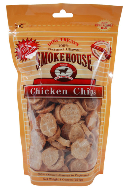 Smokehouse Chicken Chips Dog Treat Small, 8 Oz