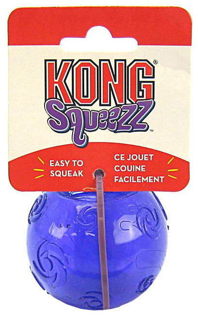 KONG Squeezz Ball Dog Toy Assorted Color Medium