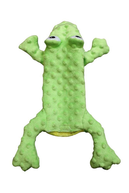 Spot Ethical Skinneeez Extreme Dog Toy Stuffer Frog 14 In