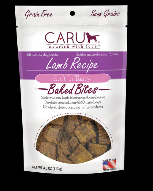 Caru  Dog Natural  Lamb  Recipe Bites  4Oz.