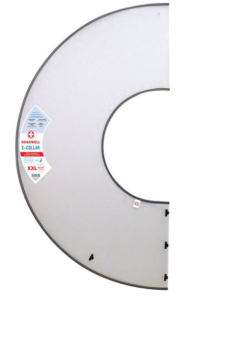 Dogswell Remedy and Recovery Rigid E-Collar XXLarge Clear