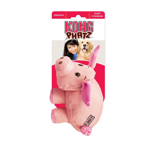 Kong Phatz Pig Dog Toy Extra Small 1 count